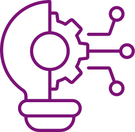 A bulb icon, representing Digital Innovation